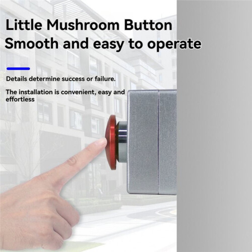 Door Opener Release Button  Aluminum Alloy Waterproof  Button for Door Access Control System Entry Open B 2