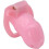 Resin Cage Belt Chastity Device, Pink 3