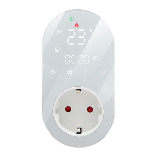 Prise de contrôle numérique LED de température 16 A, blanche, 5–90 C 2