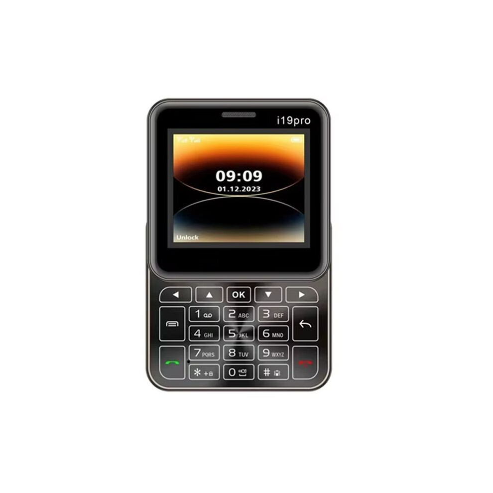 Slide Button Mobile Phone I19 Pro Square 2.4Inch Dual Sim 2G Gsm Fm Camera Unlocked Small Cell Phone 6031396573063