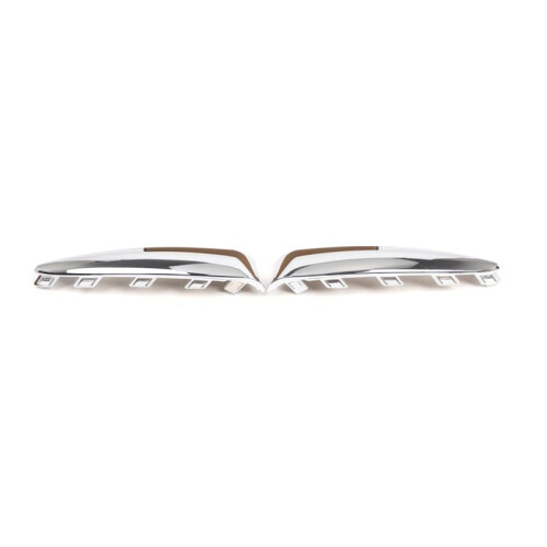 1Pair for  500 2016-2020 Front Bumper Side Chrome Trim 735642306 735642307 1