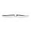 1Pair for  500 2016-2020 Front Bumper Side Chrome Trim 735642306 735642307 3
