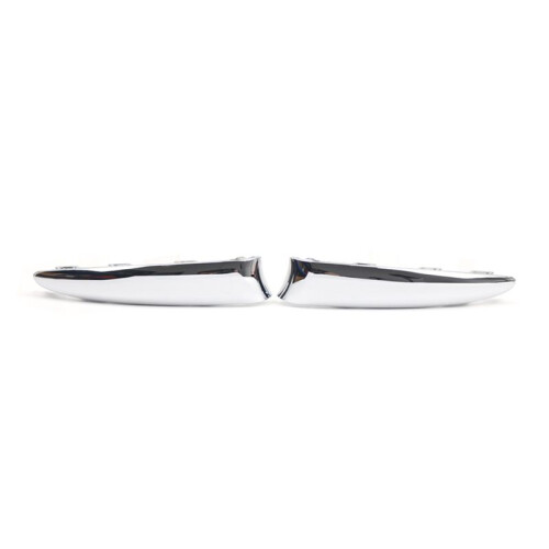1Pair for  500 2016-2020 Front Bumper Side Chrome Trim 735642306 735642307 2