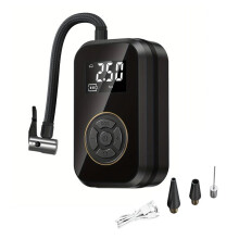 Portable Air Compressor Inflatable Pump with LED Light for Bicycle Car Tires & Electric Bike