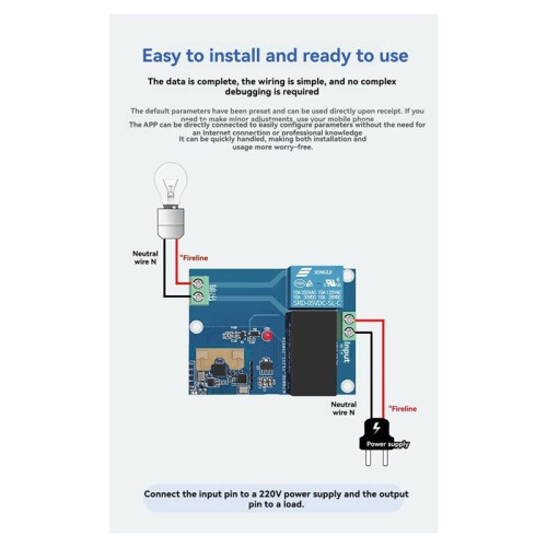 24G Human Presence  Auto-Induction   SW01S Light Controller with APP Intelligent Param Adjustment 2