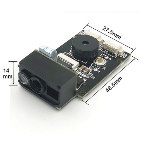 GM77 640x480 CMOS DC5V USB UART Interface 1D 2D Bar Code Qr Code Scanner Module Reader Passport Code Readable