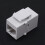 RJ45 Connector  Jack Cat6 RJ45 Extension Coupler Ethernet Network LAN Cat 6 Coupler Jacks Extend Adapter(White) 2