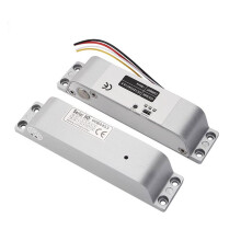 Electric Drop Bolt Lock Fail Safe Secure DC12V with Adjustable Delay for Access Control Electronic Mortise Locks,B