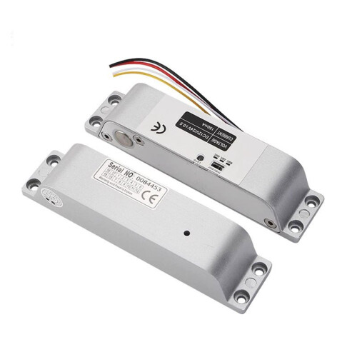 Electric Drop Bolt Lock Fail Safe Secure DC12V with Adjustable  Delay for Access Control Electronic Mortise Locks,B