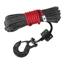 Cabo Sintético para Guincho, 1/4 de Polegada X 50 Pés (15,24 M), 10.000 Libras (4.536 Kg), Cabo para Guincho para Veículos Off-Road 4x4, ATV e UTV.