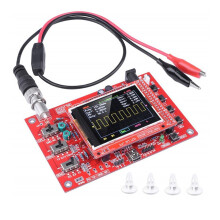 Osciloscopio DSO138 TFT Ensamblado Digital con Clip de Prueba de Cocodrilo de Sonda para ARM Placa de Desarrollo de DeteccióN
