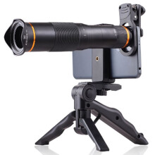 38-Facher HD-Zoom, Professionelles Monokular-Teleskop mit Smartphone-Objektiv, Stativ und Metallgehäuse für Outdoor-Aktivitäten Wie Tourismus und
