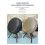 Portable Desktop Speaker Mount for A1 2nd Speaker Stable Speaker Stand Holder Enhanced Stability White 3