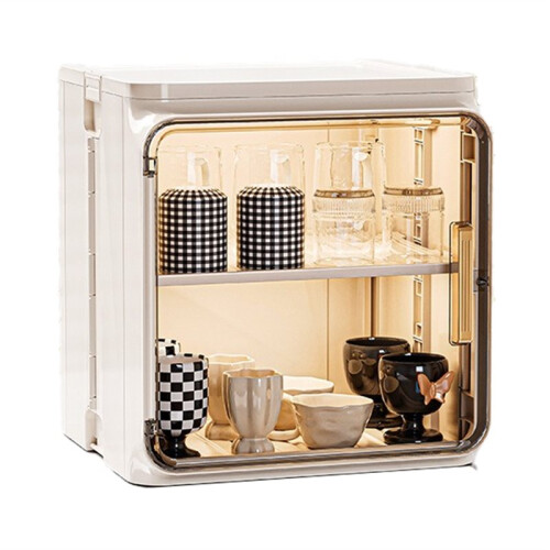 Cup Holder, Kitchen Countertop Water Cup and Tea Cup Dustproof Storage Rack