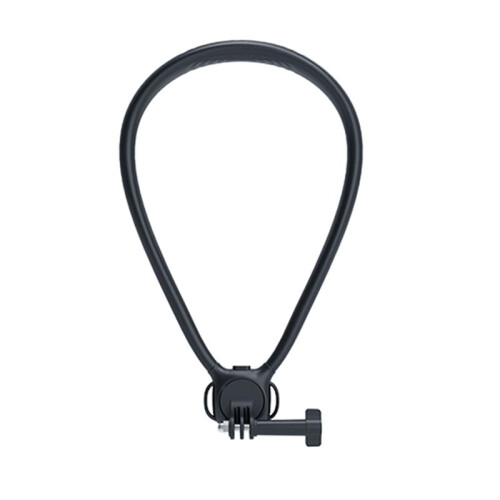 For  Action5pro/4 Silicone Neck Mount Necklace Quick Release Holder Action Camera Accessories Black