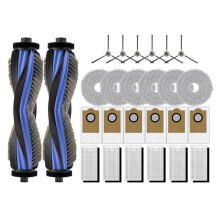 For  M3 Robot Vacuum Cleaner Accessories Kit,2 Roller Brush,6 Side Brushes,6 Dust Bags,6 HEPA Filters,6 Mop Pads