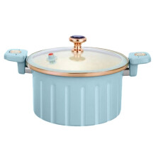 8-Liter-Mikro-Schnellkochtopf im Koreanischen Stil, Multifunktional, mit Doppeldeckel, Antihaftbeschichtung, Ideal für Suppenzubereitung, Hohes
