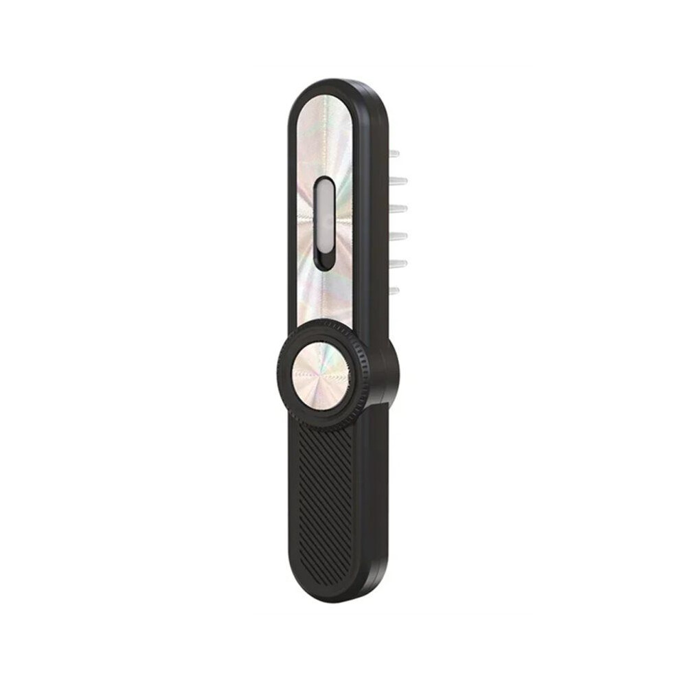 Tlily Light/Black Electric Chatter Massage Comb Therapy Hair Growth Massage Scalp Brush Anti Hair Loss Liquid Oil Applicator