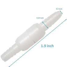 15Pcs Disposable Nasal Tube Connector Tubing Swivel Portable Hose Cannula Fitting Comfort Oxygen Tubing Swivel Connector