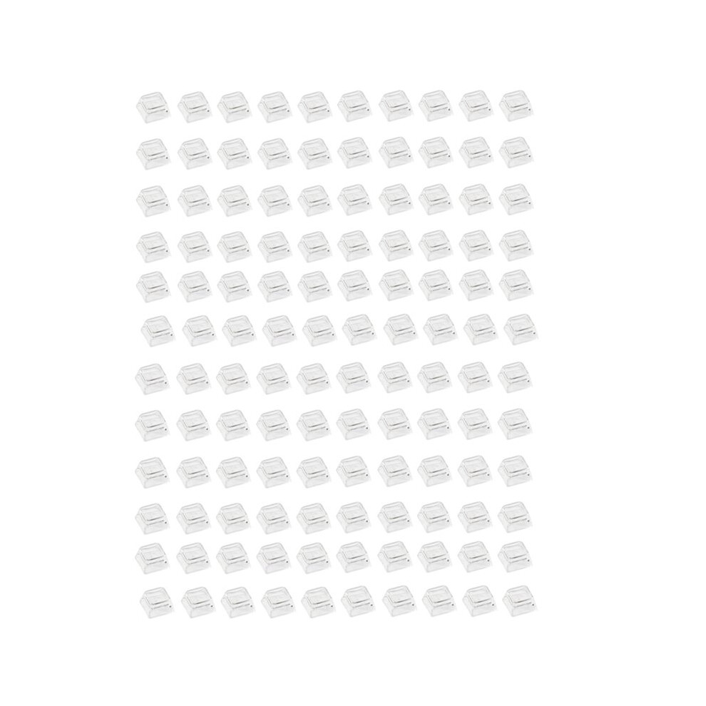 120pcs XDA Profile Transparent Keycaps for MX Mechanical Keyboards Blank PC Caps