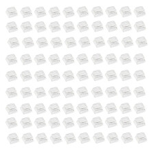 90pcs XDA Profile Transparent Keycaps for MX Mechanical Keyboards Blank PC Caps