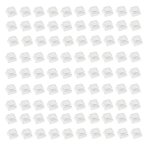 90pcs XDA Profile Transparent Keycaps for MX Mechanical Keyboards Blank PC Caps
