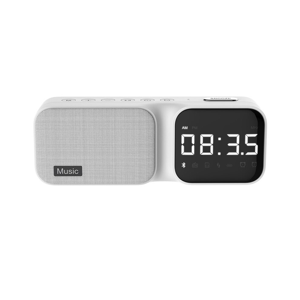 Noise Sleep Aid Device Speaker Alarm Clock Wireless Speaker Infant And Toddler Soothing Sleep Sound White