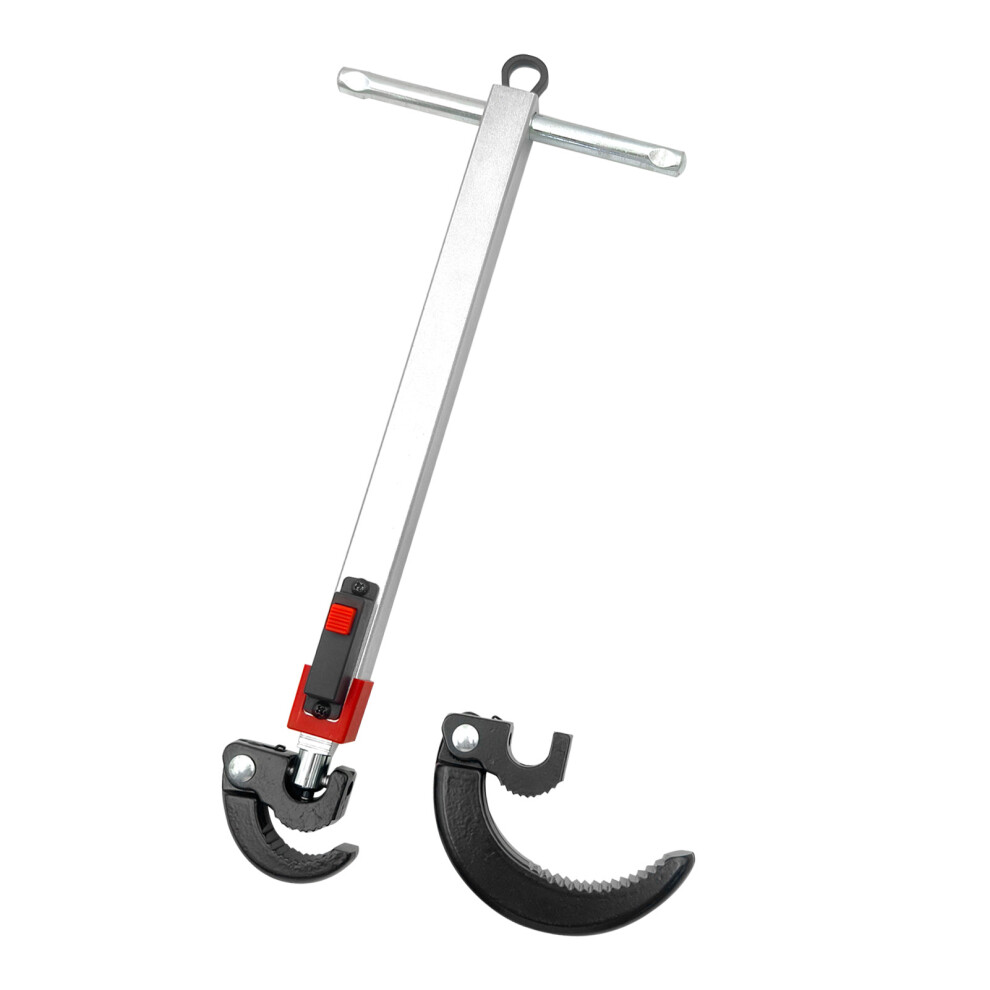 Telescoping Basin Wrench, Cr V Steel, 180 Rotatable, 10-17In, 1.25-2.5In Capacity 4941384995956