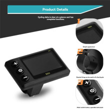 S869 Electric Bicycle LCD Display 24V-72V Electric Scooter LCD Color Meter for Mountain Bike LCD Meter Waterproof 5PIN