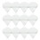 Makeup Powder Puff Set, 6pcs Soft Triangle Velour Puffs with Strap for Precise Loose Powder Application 1
