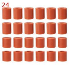 24PCS 3D Printer Silicone Heat-Resistant Leveling Column 16/18mm Outer Diameter 16mm Inner Diameter 4mm