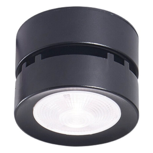 LED Downlight Foldable Ceiling Light Spotlight 7W Mounted Aluminum Ceiling Spots Lamp for Home Business Black