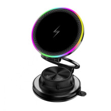Suction Magnetic Car Phone Holder, Magnetic Car Phone Holder Mount Foldable Adjustable Car Mount