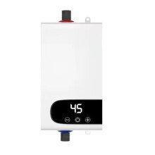Chauffe-Eau Instantané 5500 W, Sans Réservoir, Robinet de Cuisine, Eau Chaude Instantanée, Affichage Numérique LED, UE