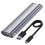 M11 Toolless M.2 SSD Harde Schijfbehuizing NVME/NGFF 10 Gbp Type-C 3.1 Solid State Drive-Behuizing voor Opslaguitbreiding 1