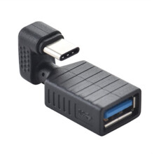High Speed 180 U-Shaped Type C USB-C OTG to USB 3.0 Female Adapter for Mobile Phones, Tablets and Mobile Hard Drives