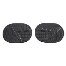 2Pcs Fuel Tank Cover Gas Fuel Cap and Charging Cover Trim Decor Carbon Fiber Color for  Seal /  ATTO 4