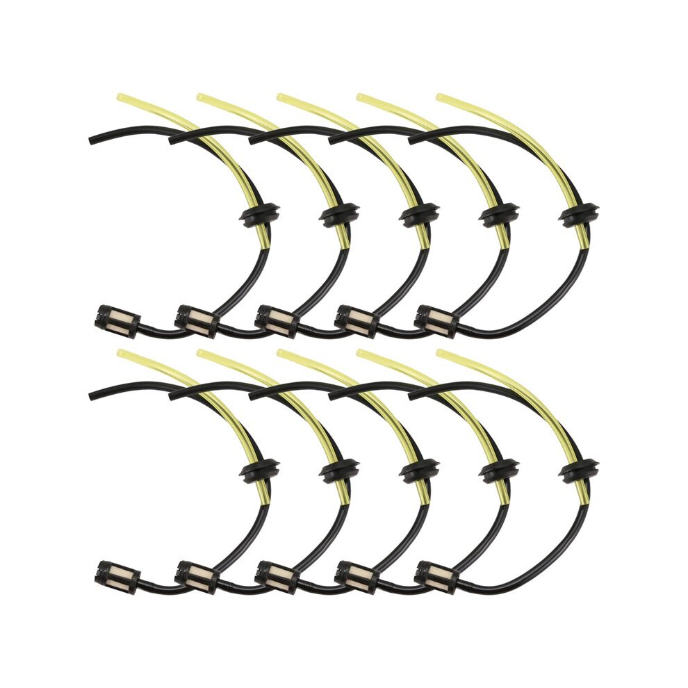 10Pcs Fuel Hose Pipe With Fuel Filter Kit For 139/140/G35/144 Strimmer Cutter Mower Trimmer Gasoline Fuel Tank Filter 6033875108018