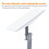 Silberner Edelstahl-Pole-Mount-Adapter Starlink V2 6