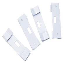 32 Protectores de Paletas para Persianas Verticales, Lengüetas Metálicas para Reparar Láminas de Repuesto.