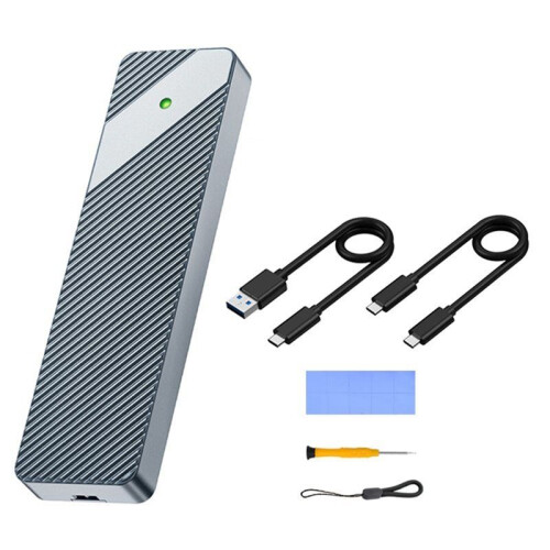 M.2 Solid State SSD Typ-C USB 3.2 Schnittstelle 10Gbps Dual Protocol NVMe/NGFF Externe Box USB3.2 M.2 SSD Gehäuse