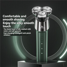 Digital Display Electric Shaver Rotary Two-Speed Adjustable Floating Wet-Dry Dual Use Shaver