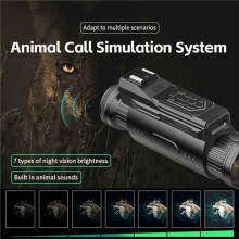D12 4K Digital Night Vision Monocular with Fill Light 28X Infrared Night Vision Goggles 68MP Zoom Wifi Telescope