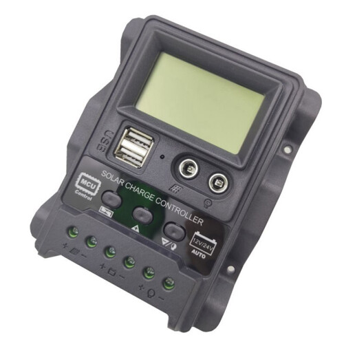 PWM Controllers, Power Off Memory Backflow Resistance Circuit Dual USB Solar Controller for Batteries (30A) 1