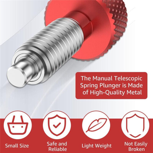 4PCS Handle Quick Release Pins Kit, Knurled Handle Stainless Steel Lock M6 Quick Release Pins for Rolling Toolbox 1
