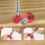 4PCS Handle Quick Release Pins Kit, Knurled Handle Stainless Steel Lock M6 Quick Release Pins for Rolling Toolbox 4