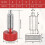 4PCS Handle Quick Release Pins Kit, Knurled Handle Stainless Steel Lock M6 Quick Release Pins for Rolling Toolbox 8