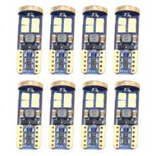 T10 168 Led Car Bulb 8Pcs 194 W5W 12-Smd 3030 Chipset Led Bulbs Canbus for Car Interior Dome Map Door Lights White