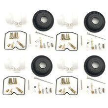 4X Carburetor Repair Kit Configure Vacuum Diaphragm and Float for ZRX400/ZRX-II ZR400C/E/F Keihin 1989-1997