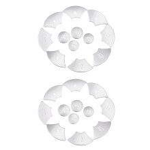 2X Car Interior Steering Wheel Button Trim Cover for C E S Class W204 W212 W221 GLK X204 C200 C250
